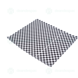 Papel antigrasa 28x34cm negro/blanco