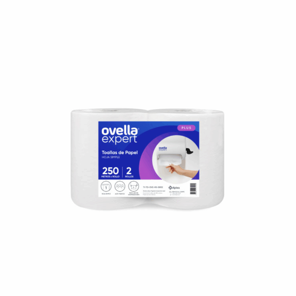 Toalla Papel 250 mts Ovella