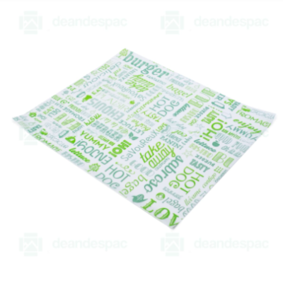 229.39 - PAPEL ANTIGRASA 28 x 34CM PAROLE VERDE