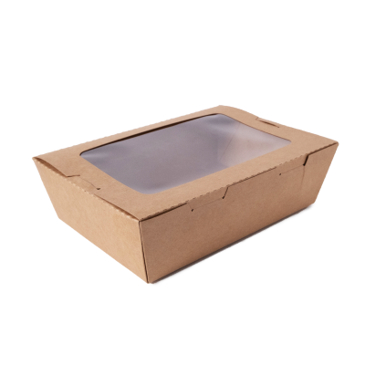 CAJA KRAFT VENTANA 500ML